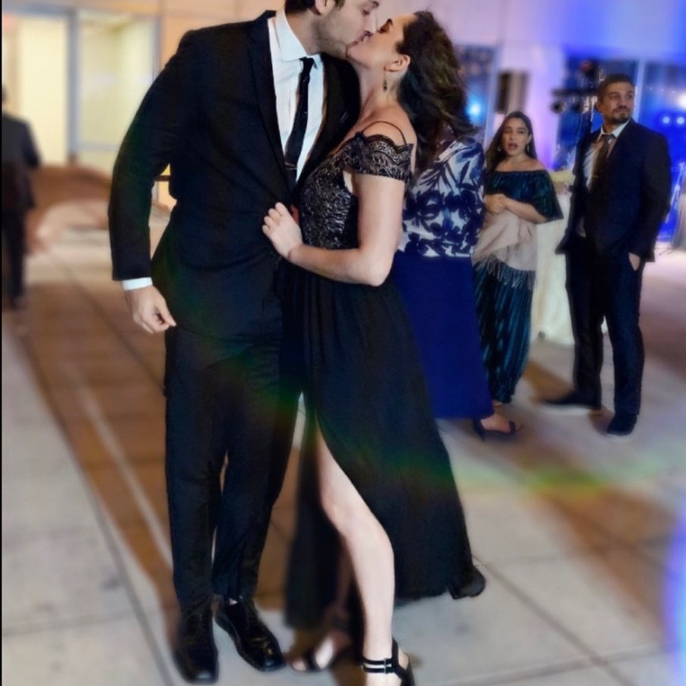 Gorgeous black tie wedding guest dress or prom dress!